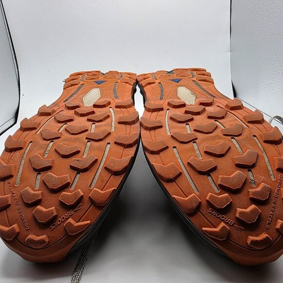 Brooks Cascadia 16 Mens Size 12 Oyster Mushroom Alloy Orange Athletic Shoes - Picture 11 of 13